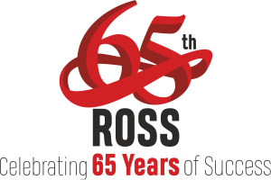 Ross 65th years primary logo