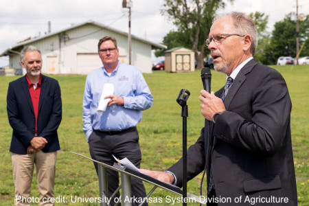 Dr. Bryan Fancher speaking at event